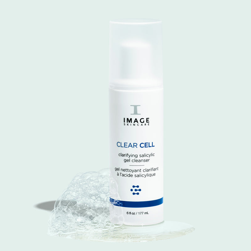 CLEAR CELL clarifying salicylic cleanser on display